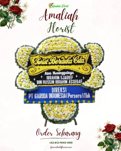 Papan Bunga Duka di Trasan
