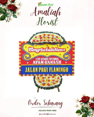 Bunga Papan Congratulation di Trasan